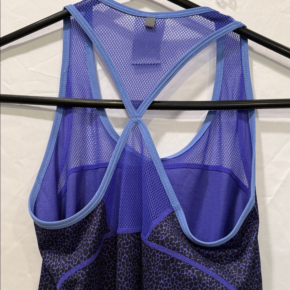 Nike Dri-FIT Purple Mesh Razor back Top - Picture 4 of 4